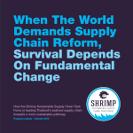 Shrimp Sustainable Supply Chain Task Force Progress update – October 2015