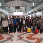 Thai trawler crew arrive in Bangkok from Somalia