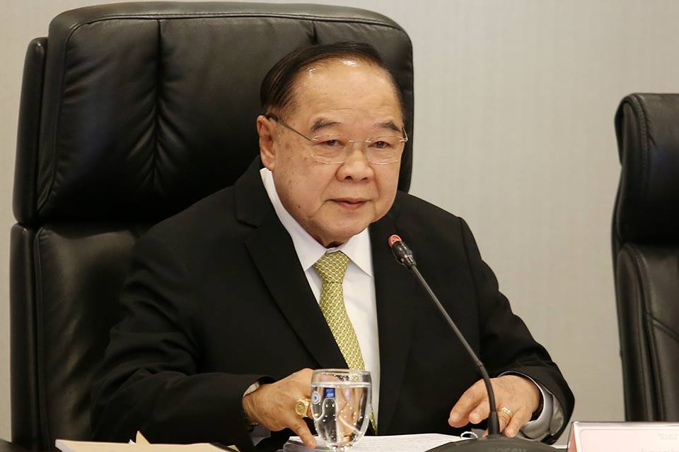 Deputy Prime Minister Prawit: Thailand to Continue Anti-Human ...